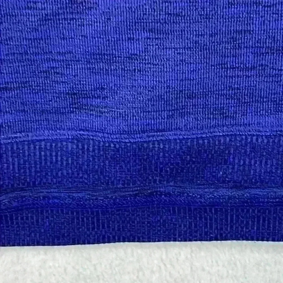 Gerry Women’s Knit Top Size Small Blue Cowl Neck with Drawstring Poly/Spandex - Picture 5 of 11